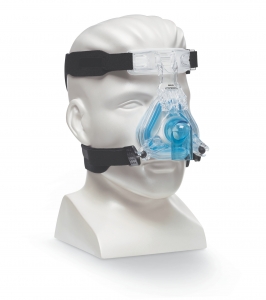 ComfortGel Blue Nasenmaske Gr��e S mit Ventil CPAP-Maske komplett mit Kopfband von Philips Respironics