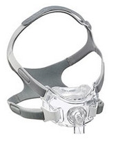 Amara View CPAP Mund-Nasen-Maske Gr��e M Vollgesichtsmaske mit Ausatemventil und Kopfband