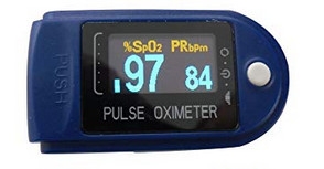 OXHC 50D Fingerpulsoximeter inkl. Batterien/Tasche/Silikonschutzh�lle/Trageband