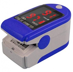 Fingerpulsoximeter OXHC 50 DL mit LED Display incl. Batterien/Tasche/Silikonh�lle/Trageband