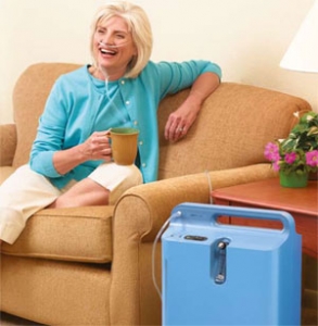 station�rer Sauerstoff-Konzentrator EverFlo Philips