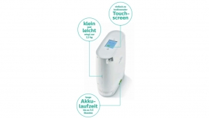 SimplyGo Mini mobiler tragbarer Sauerstoffkonzentrator mit Standard Akku von Philips Respironics