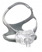 Amara View CPAP Mund-Nasen-Maske Gr��e L Vollgesichtsmaske mit Ausatemventil und Kopfband