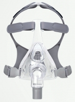 Mund-Nasen-Maske F&P Simplus FF Gr��e M (Einzelgr��e) Vollgesichtsmaske mit Kopfband und Ventil